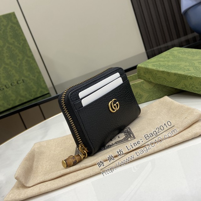 Gucci專櫃古馳最新款Marmont系列卡包零錢包卡夾 jh2463型號：739500